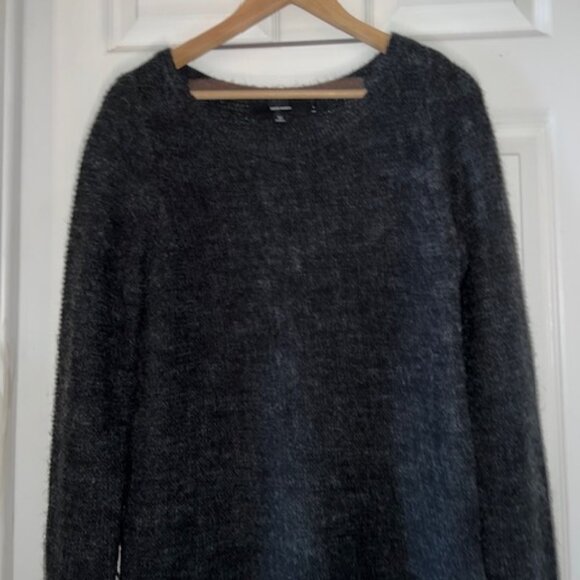 Vero Moda Mohair-style Dark Grey Sweater - Picture 3 of 15